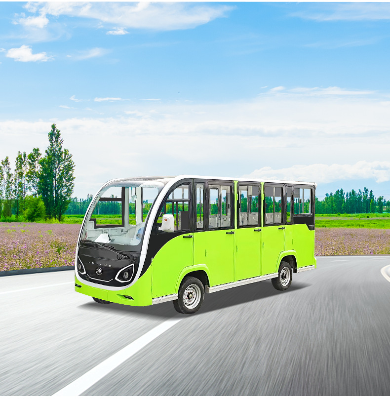 14座公交座椅观光车游客接待用车电瓶看楼车电动售楼处看房车宇通
