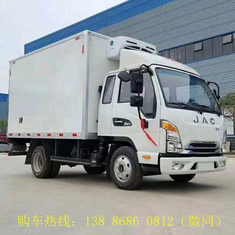 白银江淮康铃小型冷藏车 小型厢式货车 鲜蔬冷冻车4.