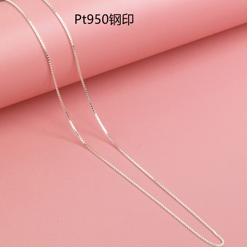 Tik Tok Live Stream Pt950 White Gold Color Double Swan Necklace Light Luxury Minority Swan Pendant Female Clavicle Chain for Girlfriend