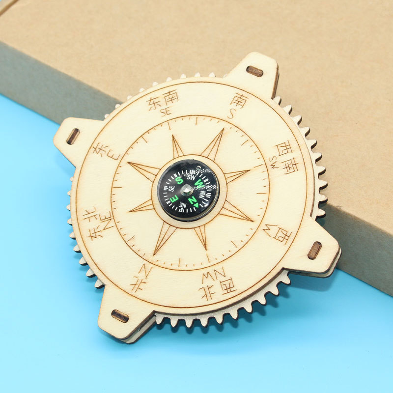 儿童自制指南针 小学生科技小制作科学实验教具手工作业diy材料包