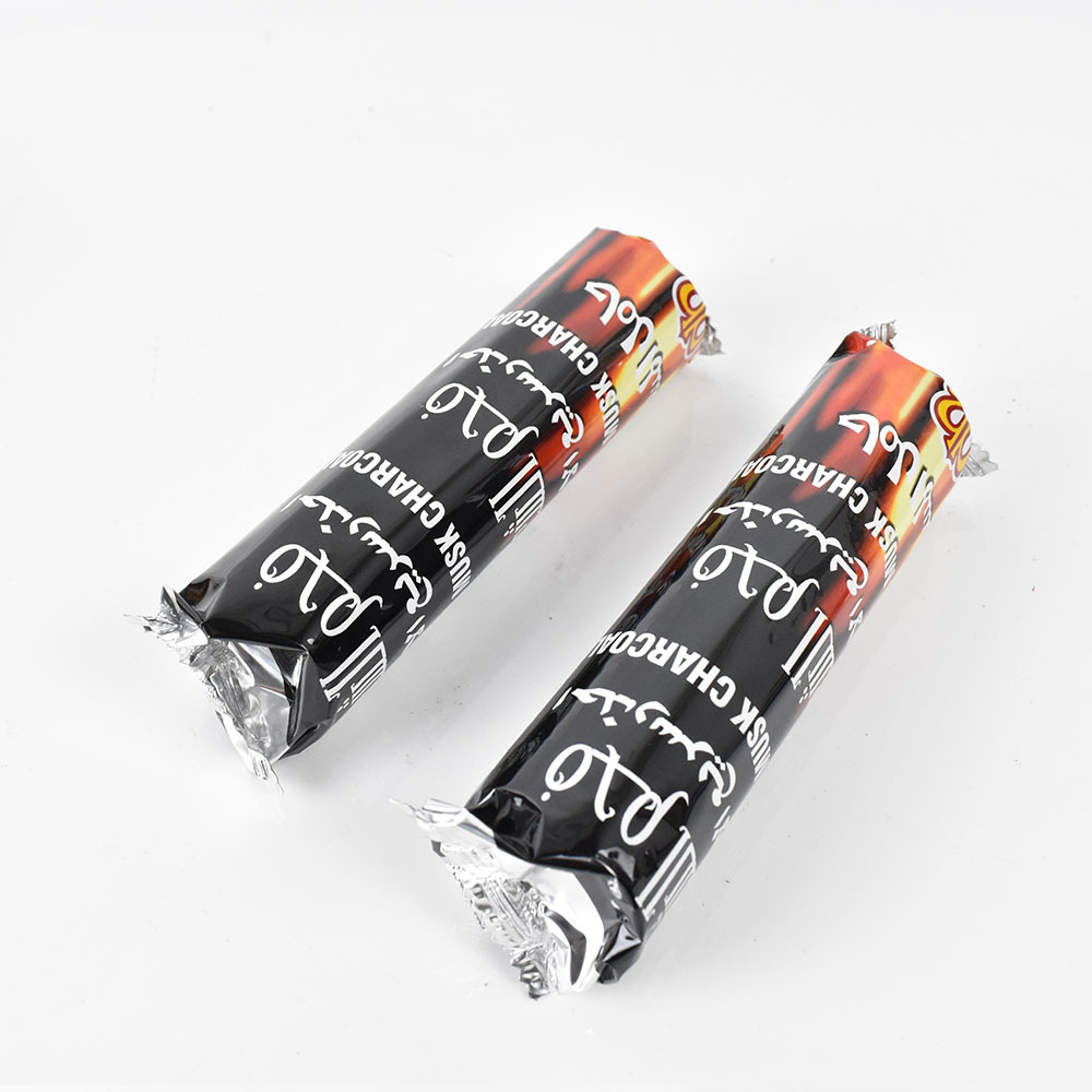 阿拉伯水烟炭酒吧水果味膏水烟用碳一盒100颗工厂直销外贸水烟炭