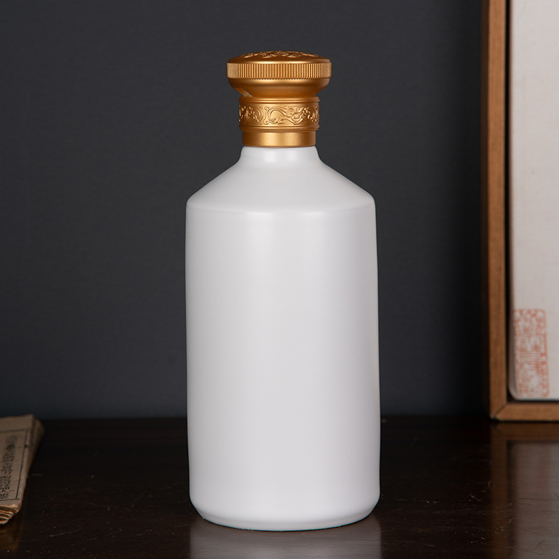 景德镇陶瓷酒瓶泡酒壶酱酒瓶一斤装白酒密封家用酒壶酒坛酒杯