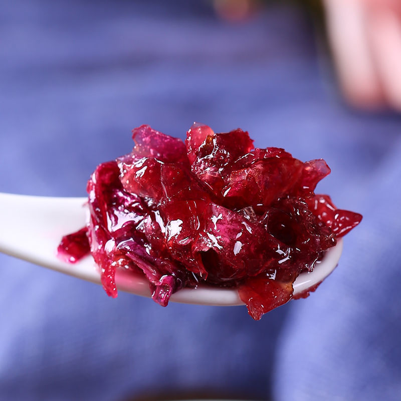 云南特产玫瑰花酿400g鲜花酱食用批发早餐面包果酱配料花茶玫瑰膏