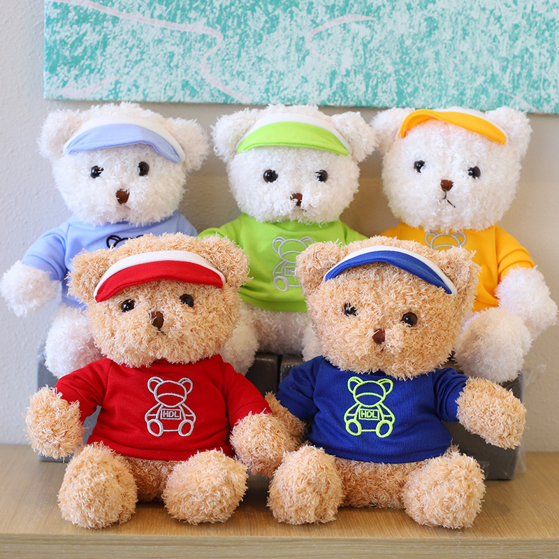 高尔夫小熊毛绒玩具泰迪熊抓机精品布娃娃公仔活动批发玩偶礼品熊