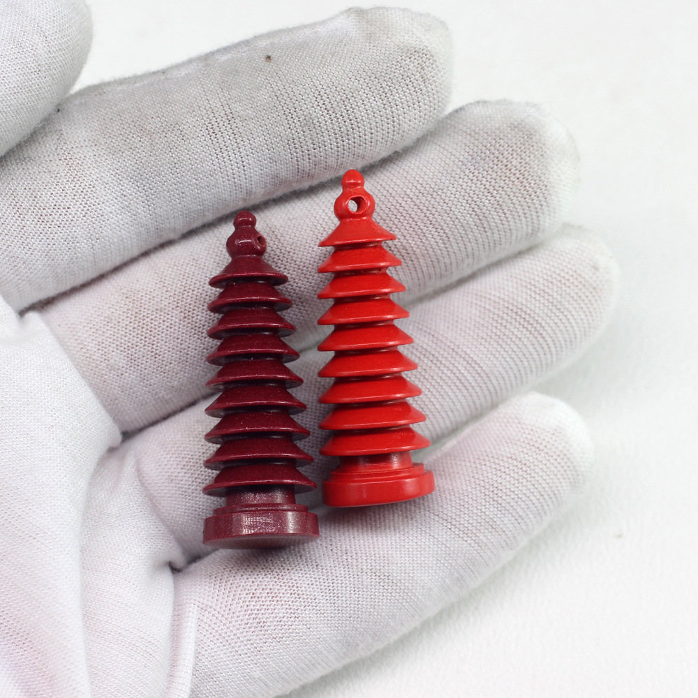 用途:朱砂钥匙扣九层文昌塔吊坠,diy饰品配件,菩提手串,手链编绳,钥匙