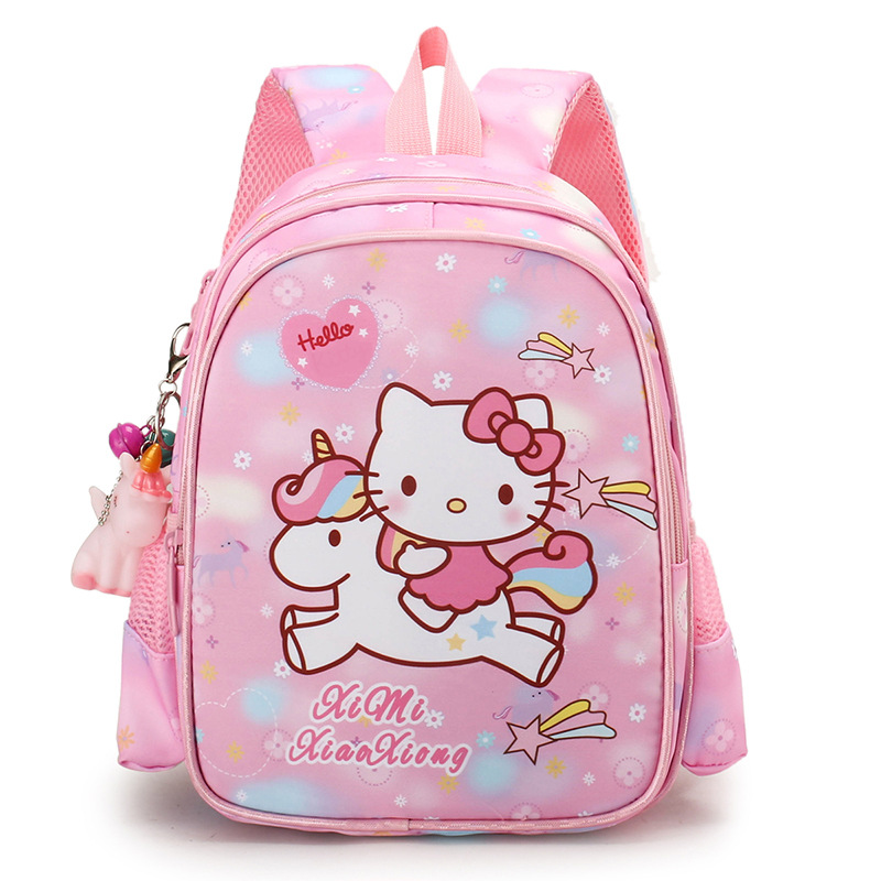 Cartoon Hello Kitty Children's Schoolbag Primary School Students Grade 1-3 Backpack Kindergarten Big Class Children Girl Backpack