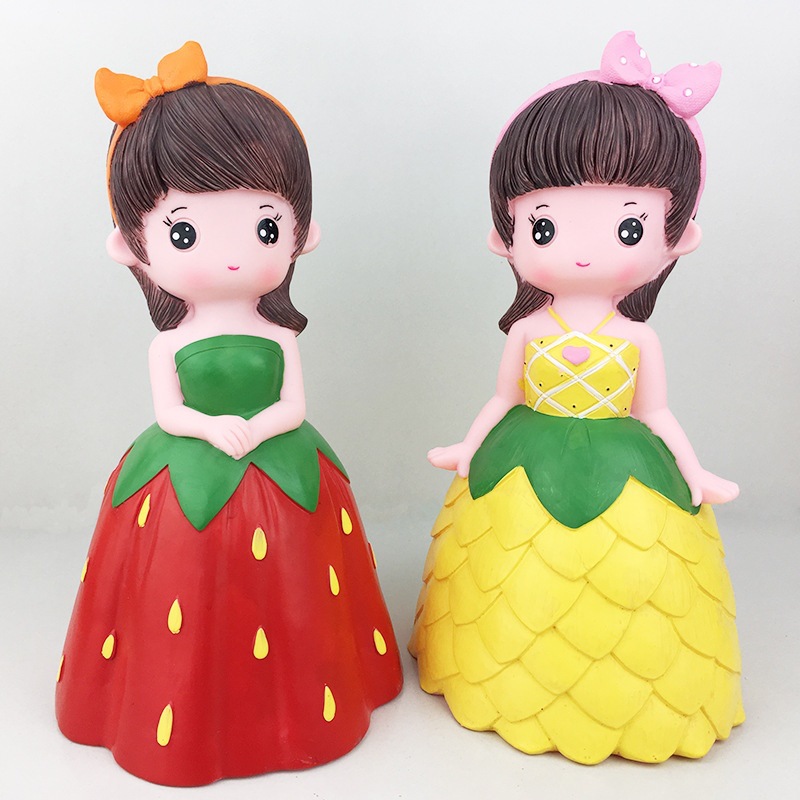 Plaster Doll Mold New Latex Handmade Coin Bank DIY Painted Latex Model Factory Direct Sales.