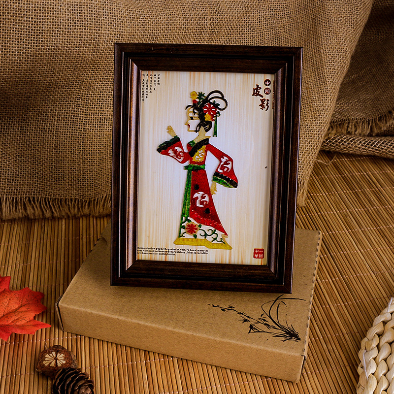 小框皮影皮影摆件可做diy