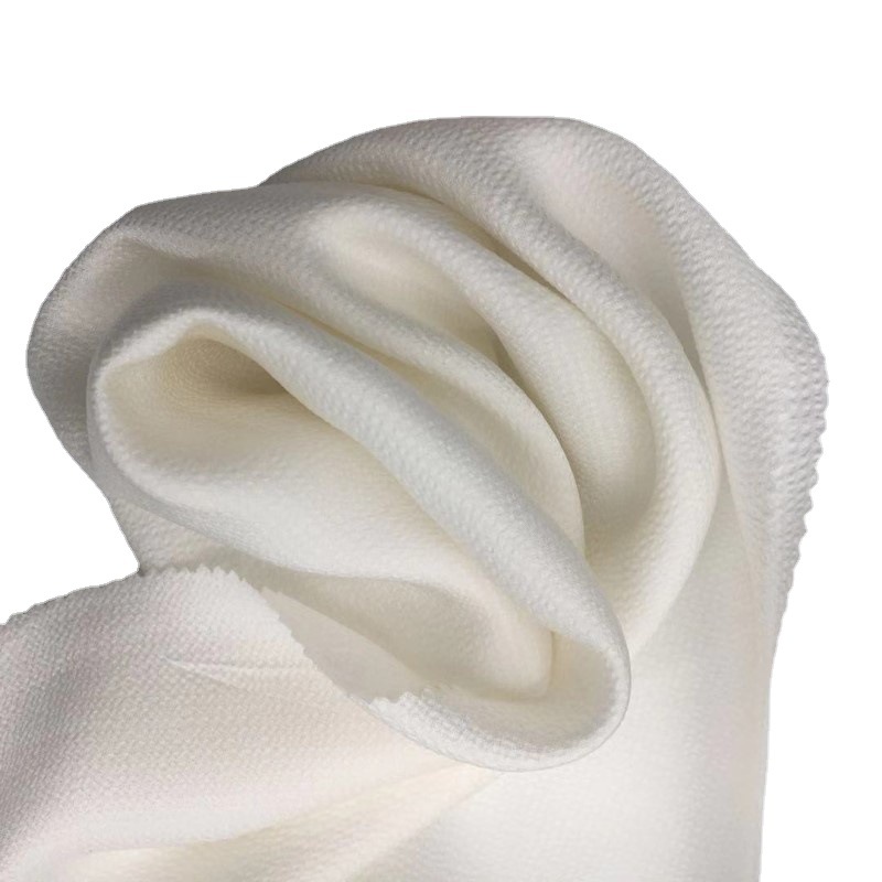 时尚女装泡泡裙面料人丝珍珠缎泡泡绉缎