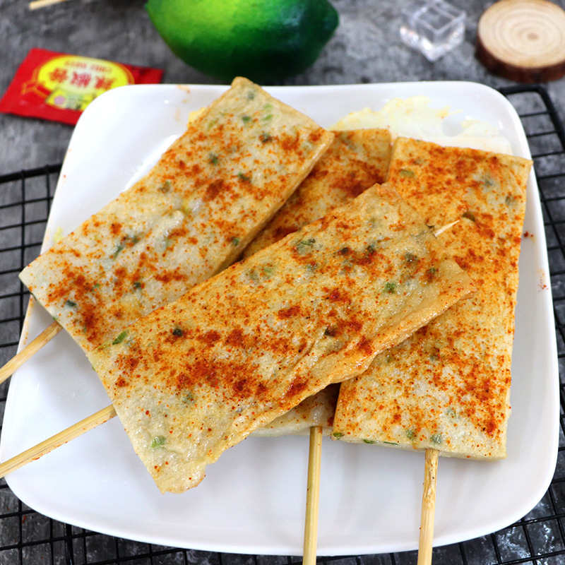 俊亿香葱鱼豆腐串商用冷冻油炸烧烤铁板关东煮半成品食材串20串豆
