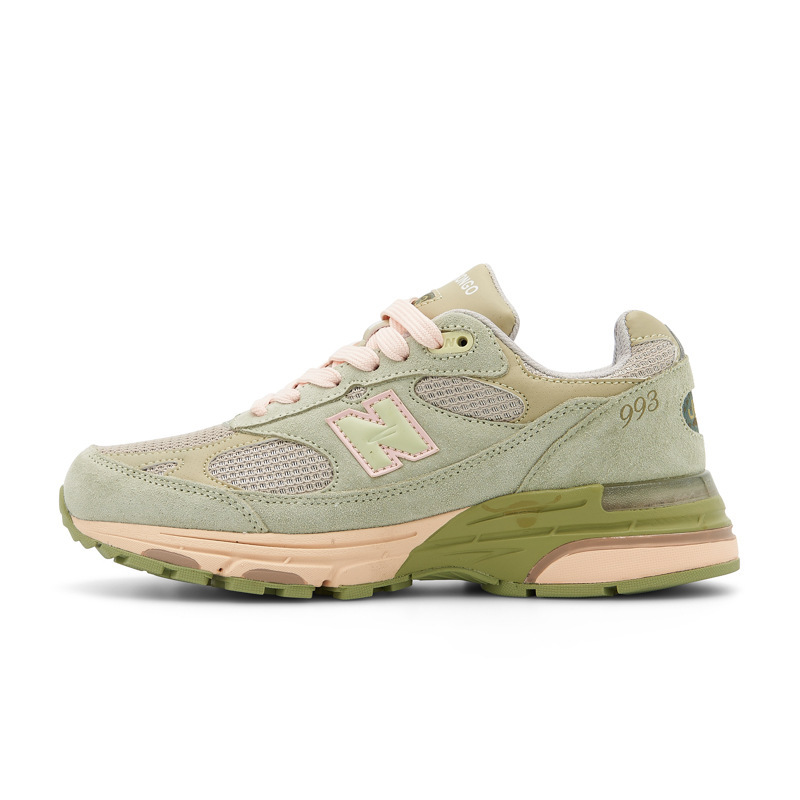 浪新百伦威993系列女网面透气复古跑步鞋男情侣老爹鞋2023新款夏