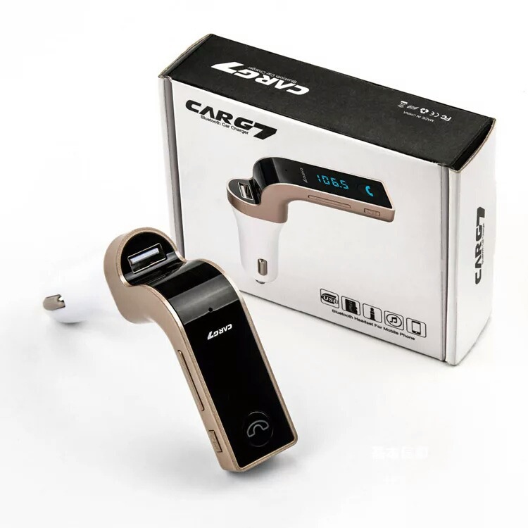 G7 Car MP3 Car Bluetooth Handsfree G7 Vehicular Bluetooth MP3 Player FM Cigarette Lighter MP3