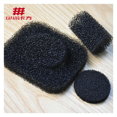 厂家供应变频器过滤海绵聚氨酯发泡网棉白色中孔30ppi过滤棉