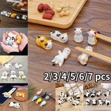 New Cute Cat Ceramic Chopsticks Holder Stand Fine Design跨境