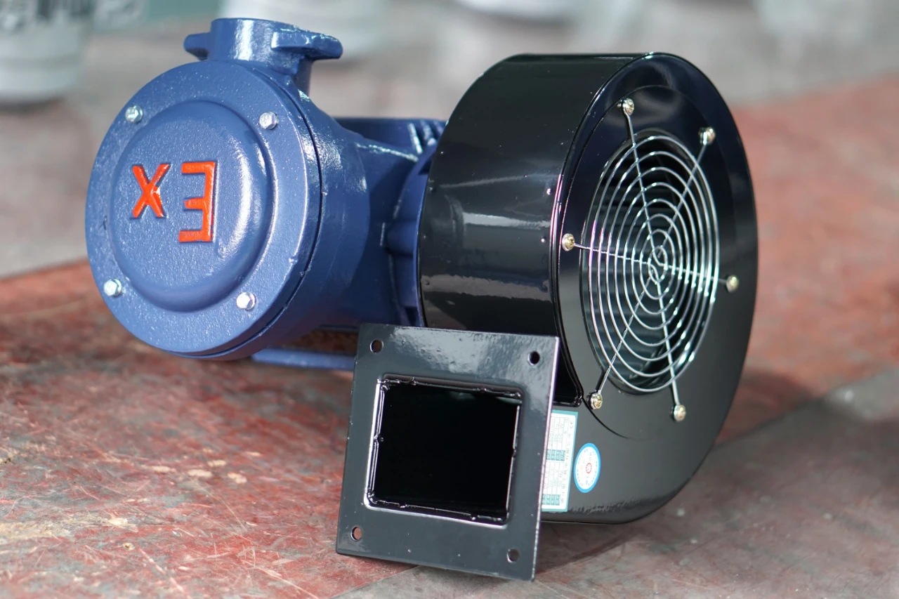 多翼离心风机df7低噪音离心鼓风机750wdf防爆离心风机电机防爆