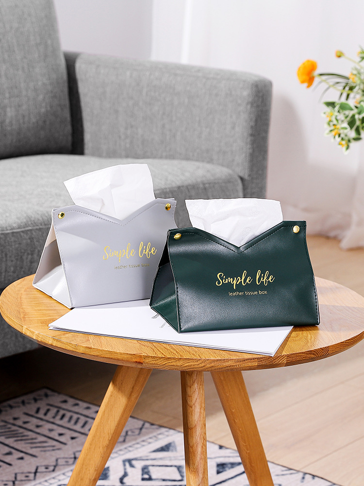 Internet Celebrity Tissue Box Home Living Room Modern Napkin Paper Box Nordic Style Ins Creative Tissue Box Simple