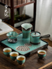 tea set suit household a living room Light extravagance Kungfu Online Make tea small-scale tea tray Office The reception Gift box