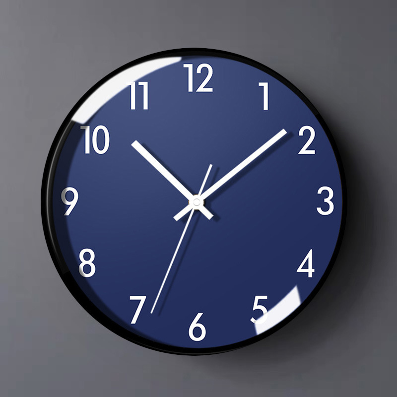 现代简约钟表北欧卧室挂钟客厅创意静音挂表家用艺术时钟表