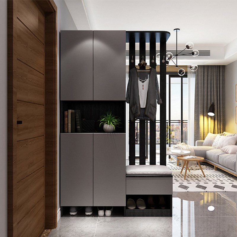 大气进门入户玄关鞋柜鞋柜家用 现代简约隔断屏风收纳展示柜
