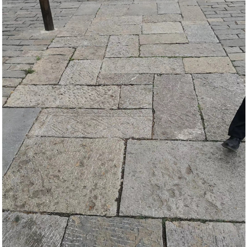 老石板 定制石材石料文化石老石板庭院园林广场铺路石 旧石板