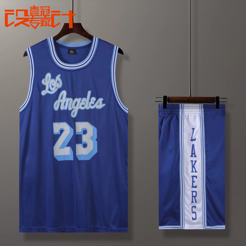 复古湖人23号詹姆斯球衣科比24号8号科比城市版篮球服印制定logo