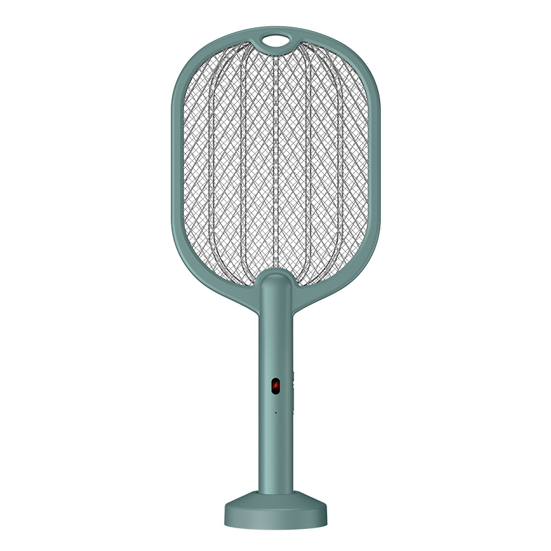 Smart Home 2-in-1 Electric Mosquito Swatter USB Rechargeable Mosquito Killer Mosquito Trap Fly Electric Shock Mosquito Killer Battery Racket Swatter