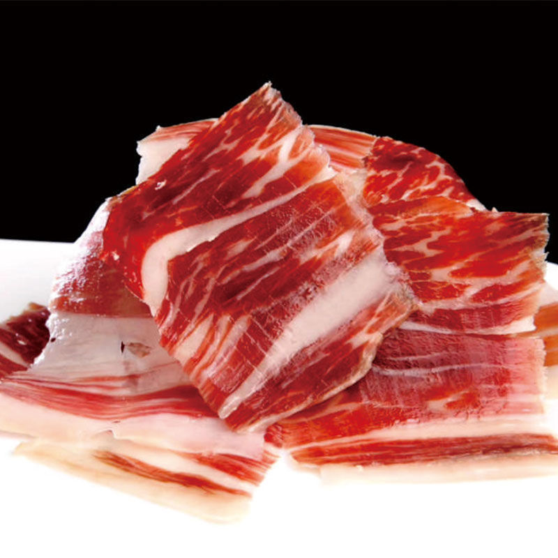 西班牙j火腿切片伊比利亚黑斗篷火腿散养腌制个月g开袋即食