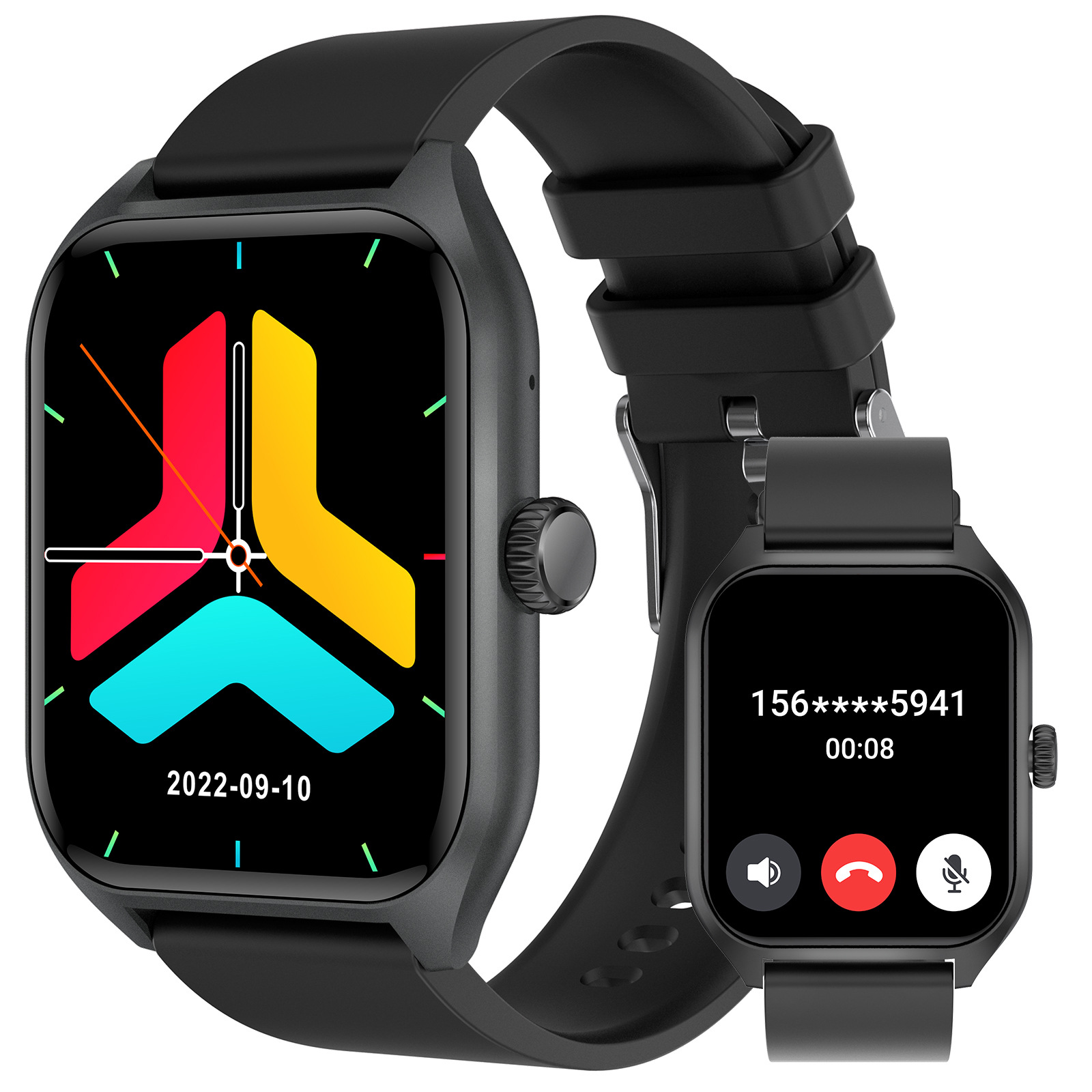 新品无创血糖 qx5智能手表蓝牙通话体温心率血氧检测运动大屏手环