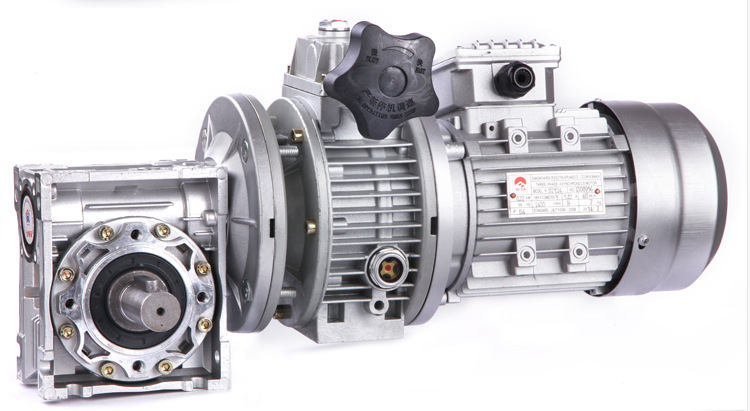 筱仕新品mbl04 370w无极带rv减速机电机一体手动调速行星变速机器