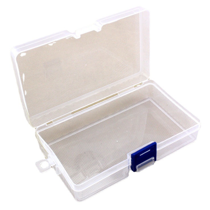Fully Prepared Plastic Pp Box Lock Sample Display Covered Plastic Box Jewelry Beads Organize Storage Storage Box