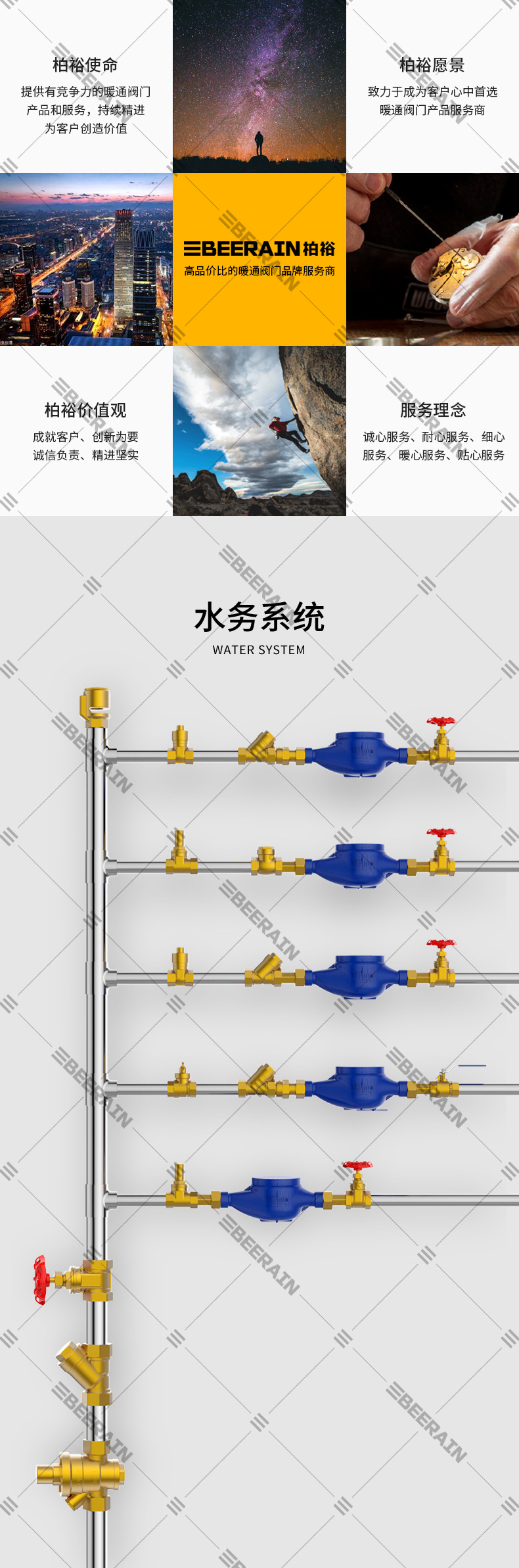 柏裕厂家直发黄铜真空破坏阀 管道真空破坏器 dn20螺纹真空破坏阀