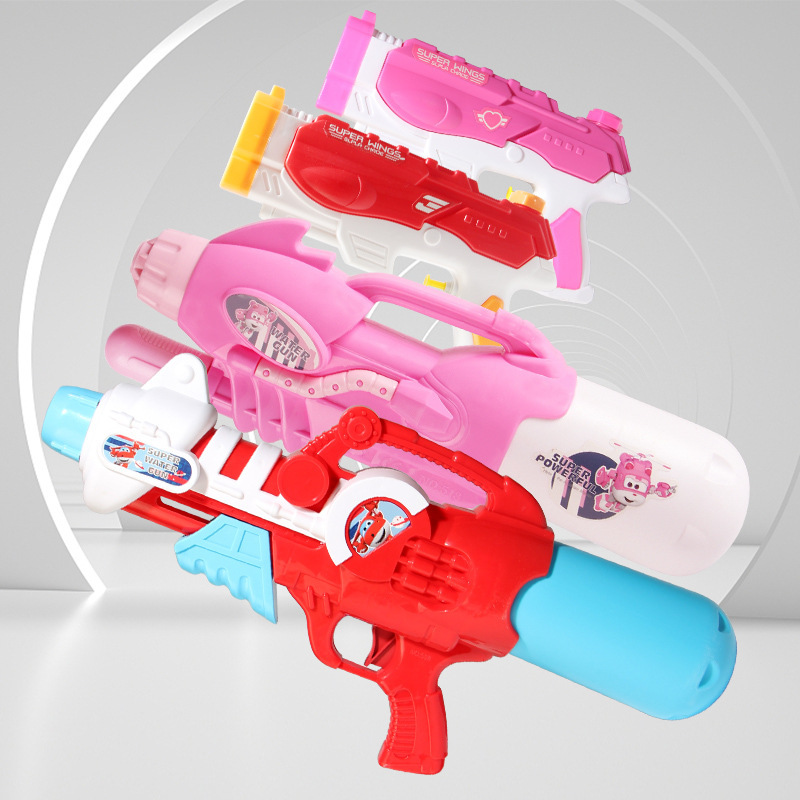 超级飞侠水枪喷水高压玩具水枪抽拉式大容量打水仗儿童沙滩玩具