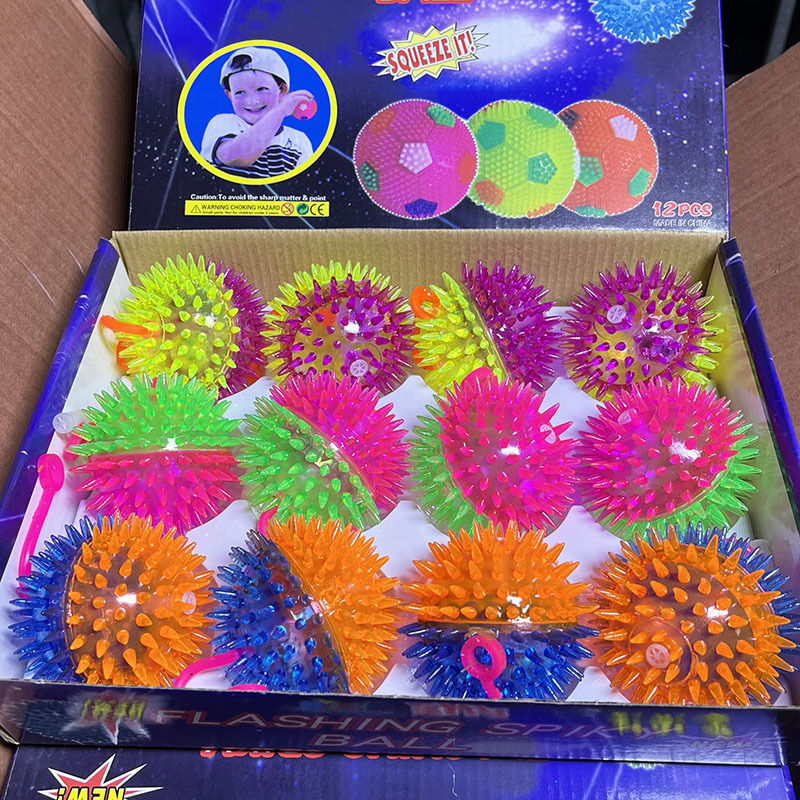 5cm狼牙球玩具按摩球led闪光玩具球2元百货批发-阿里巴巴