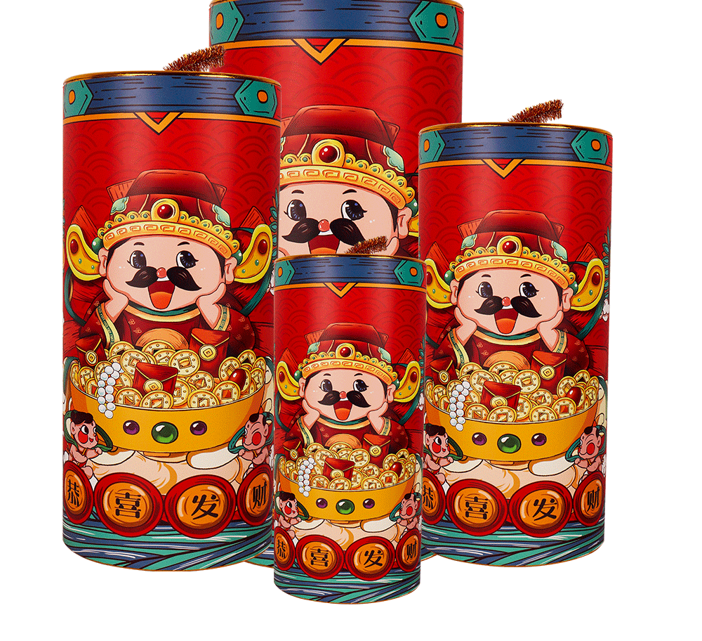 新年装饰品仿真烟花爆竹鞭炮摆件 春节元旦场景布置炮仗 春节装饰