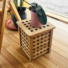 实木经济型收纳坐凳家用木方凳现代简约组装矮凳收纳箱木质小板凳