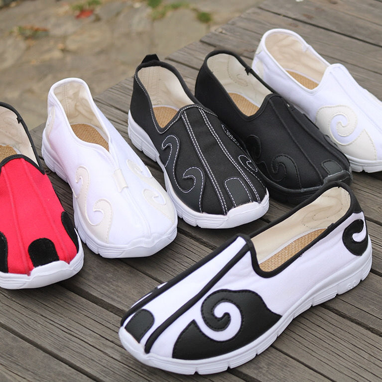 武当道鞋太极拳练功鞋女春夏网布禅意布鞋武术练功男道士鞋云勾鞋