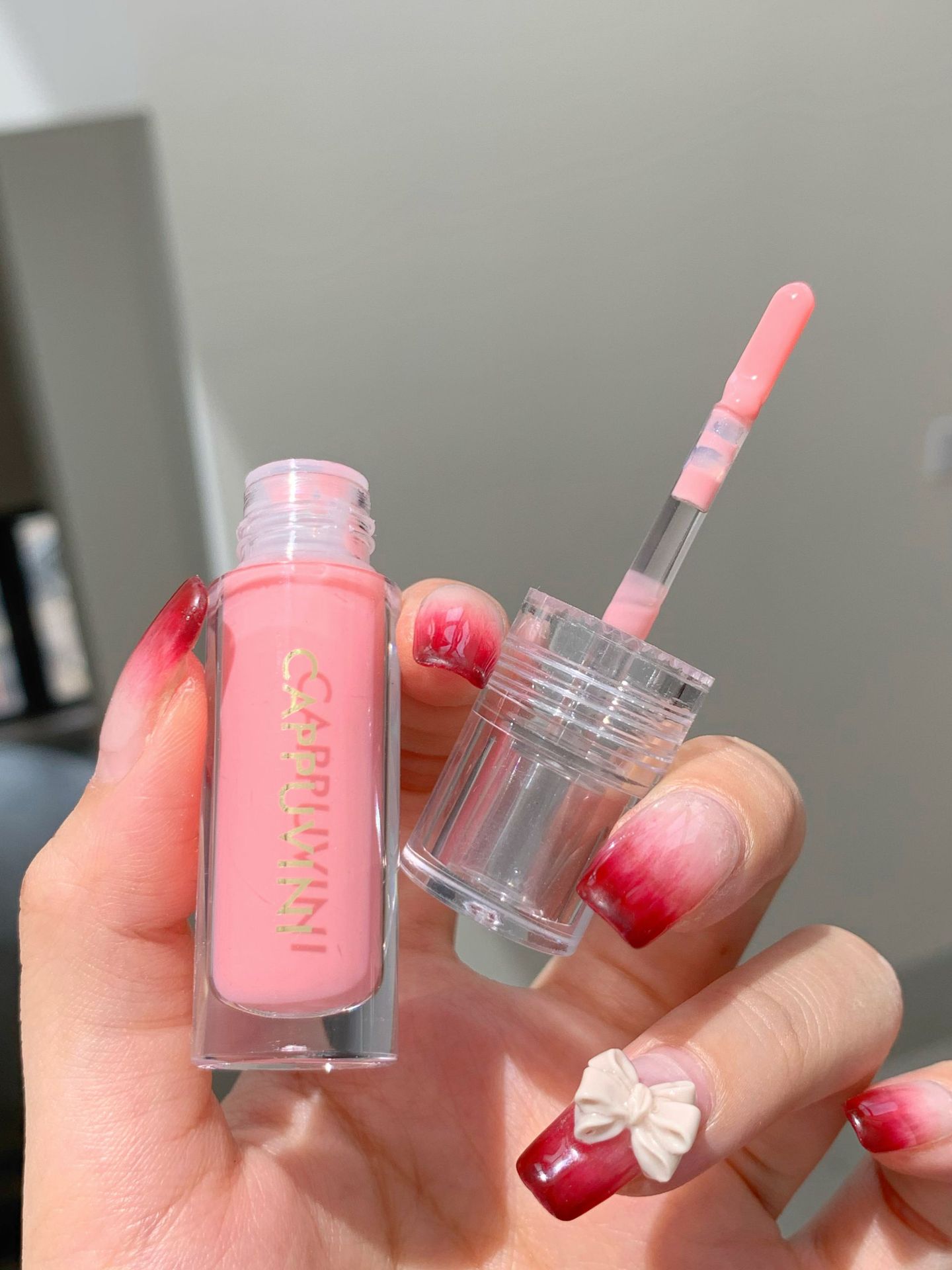 cappuvini卡泡维妮镜面唇釉水光玻璃嘟嘟唇透明清透感唇蜜油套装