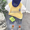 Boys Short Sleeve 2021 summer new pattern Children's clothing False two T-shirt children half sleeve Korean Edition Summer wear Chao Tong Boys Short Sleeve 2021 summer new pattern Children's clothing False two T-shirt children half sleeve Korean Edition Summer wear Chao Tong
