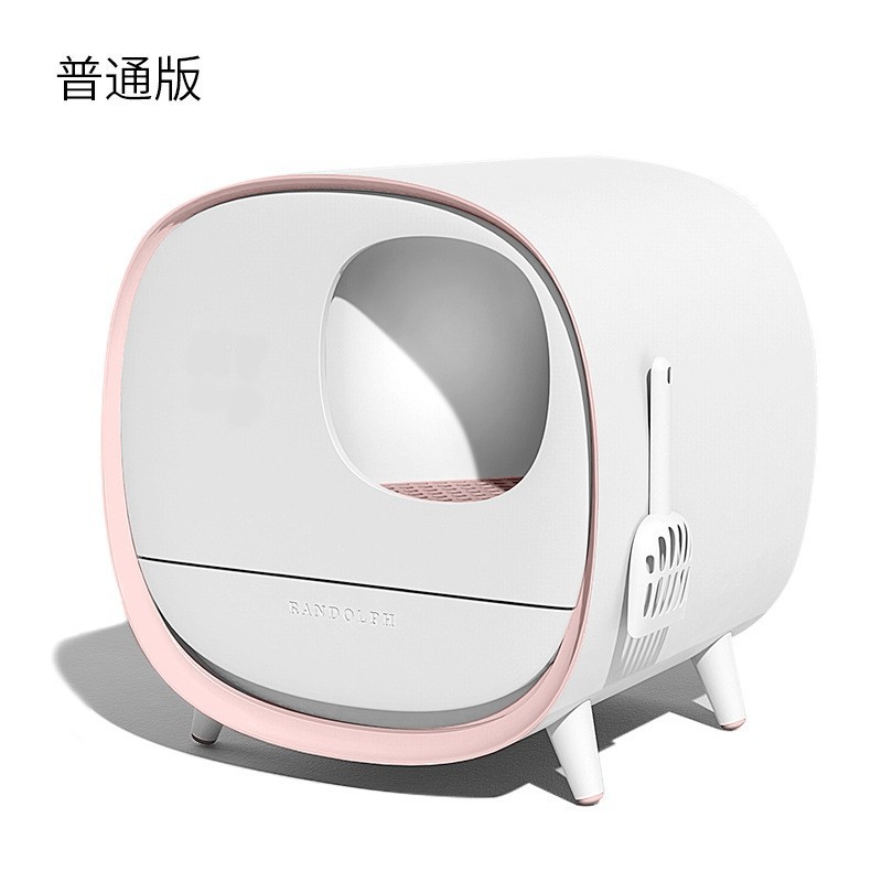 Extra Large Smart Litter Box Deodorant Anti-Splash Pedal Channel Fully Enclosed Drawer Cat Toilet Cat