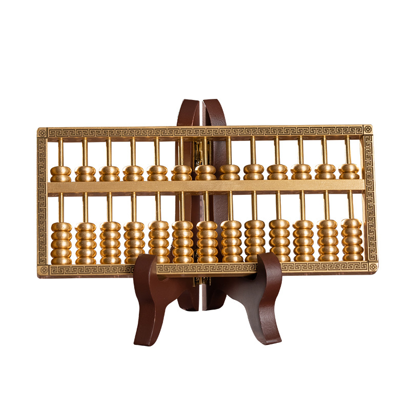 Brass Abacus Decoration Solid Ruyi Abacus Office Decorations Company Opening Gift Gift Customization Manufacturer