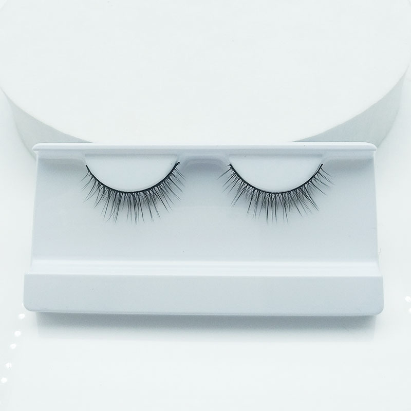 Cleance Sale Invisible Magnet Eyelash One-Pair Package Curling Big Eye Nude Makeup Fake Plain Face Eyelash Spot