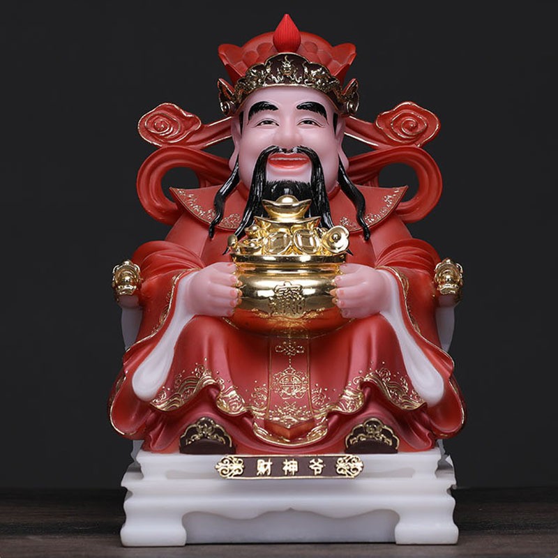 福盛东财神爷佛像供奉神像家用店铺开业财神像文财神武财神摆件