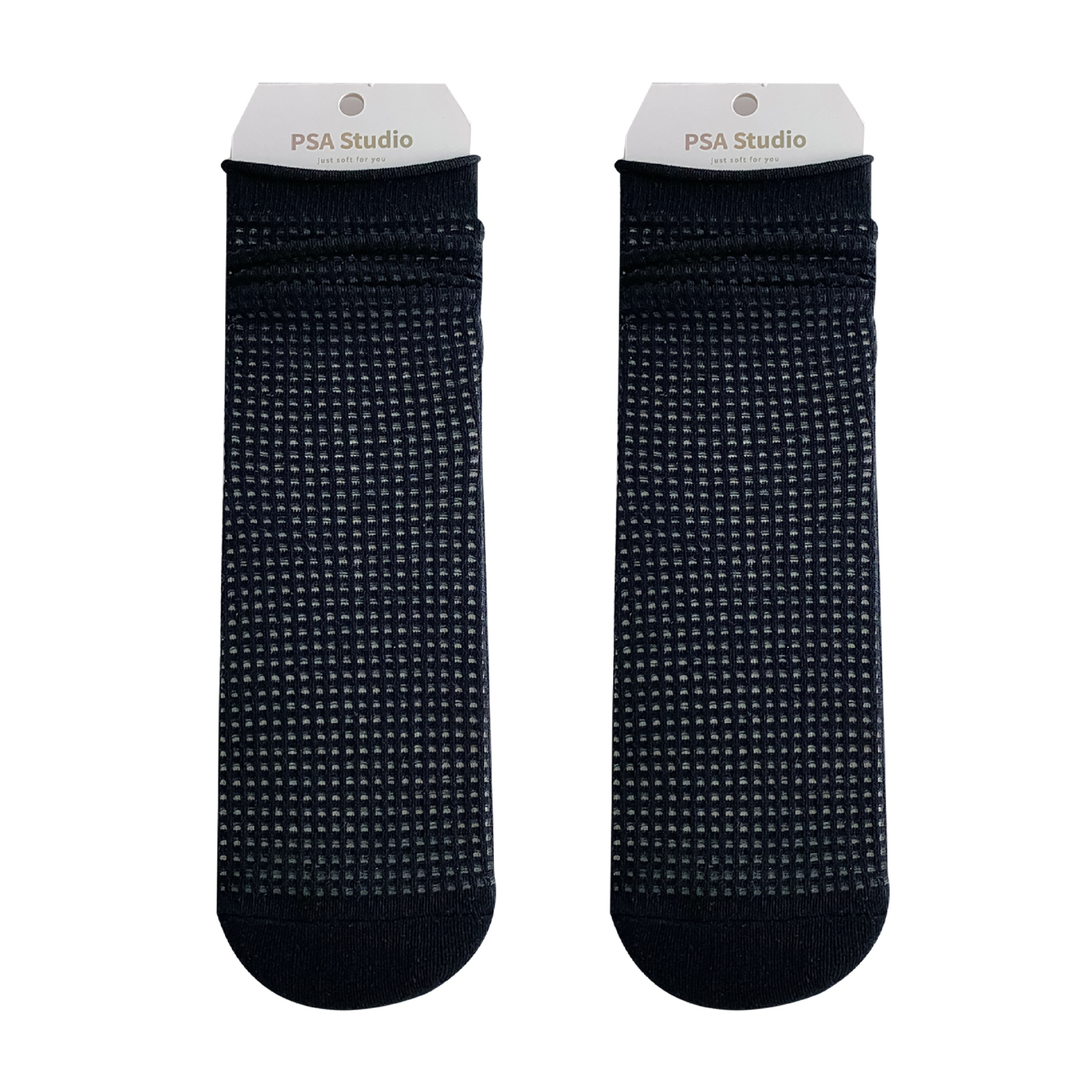 Women's Socks Summer Bunching Socks Cotton Summer Thin Black Hole Socks with Loafers White Boneless Maternity Socks