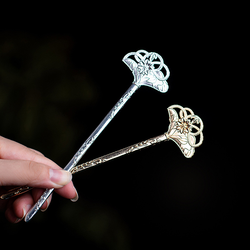 好货 扇子发簪头饰汉服新娘旗袍全新簪子簪子丸子头全新-阿里巴巴