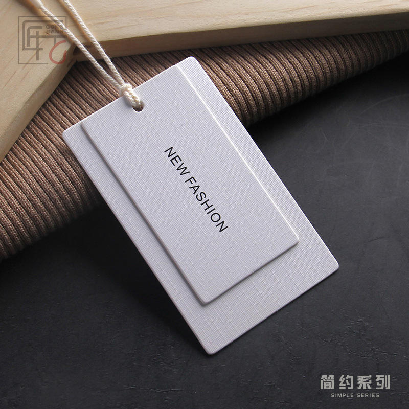 [现货]高档服装店吊牌定 做logo衣服商标挂牌女装标签吊牌定 制