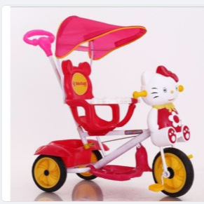 Children's Three-Wheeled Bicycle Baby Stroller Baby Stroller Baby Small Three-Wheeled Children Four-in-One Factory Supplier