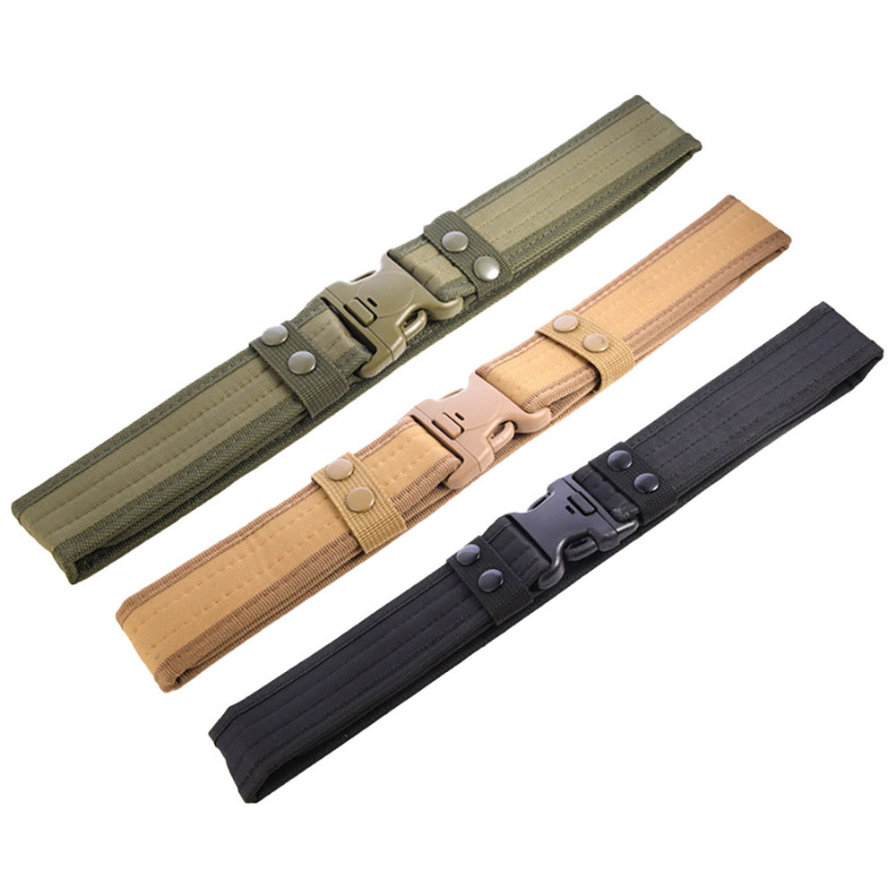 eva战术腰带帆布军迷牛津布带军训腰带迷彩男士户外用品安保裤带