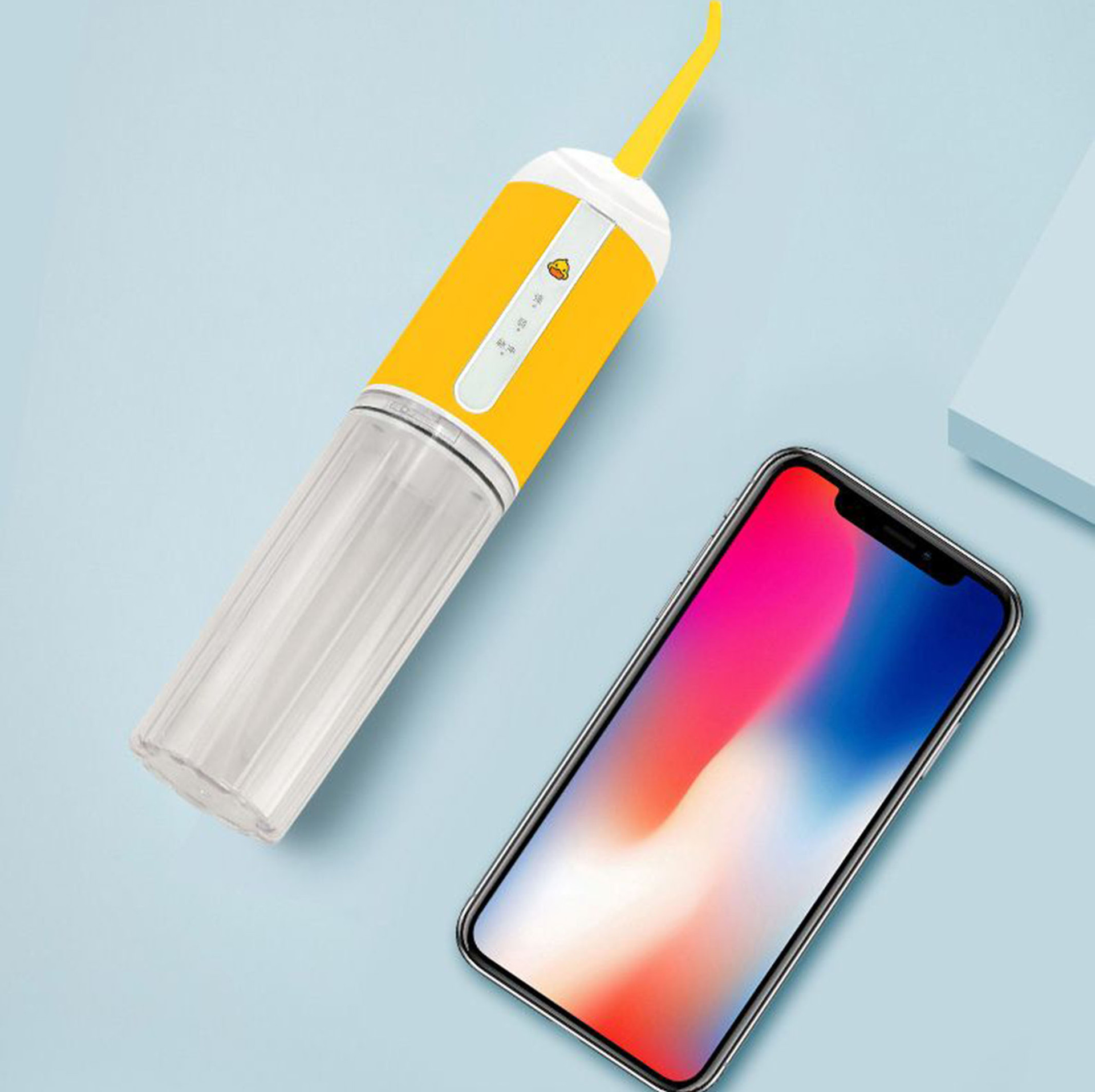 跨境冲牙器水牙线便携式家用牙齿口腔清洁去口臭电动洁牙器洗牙器