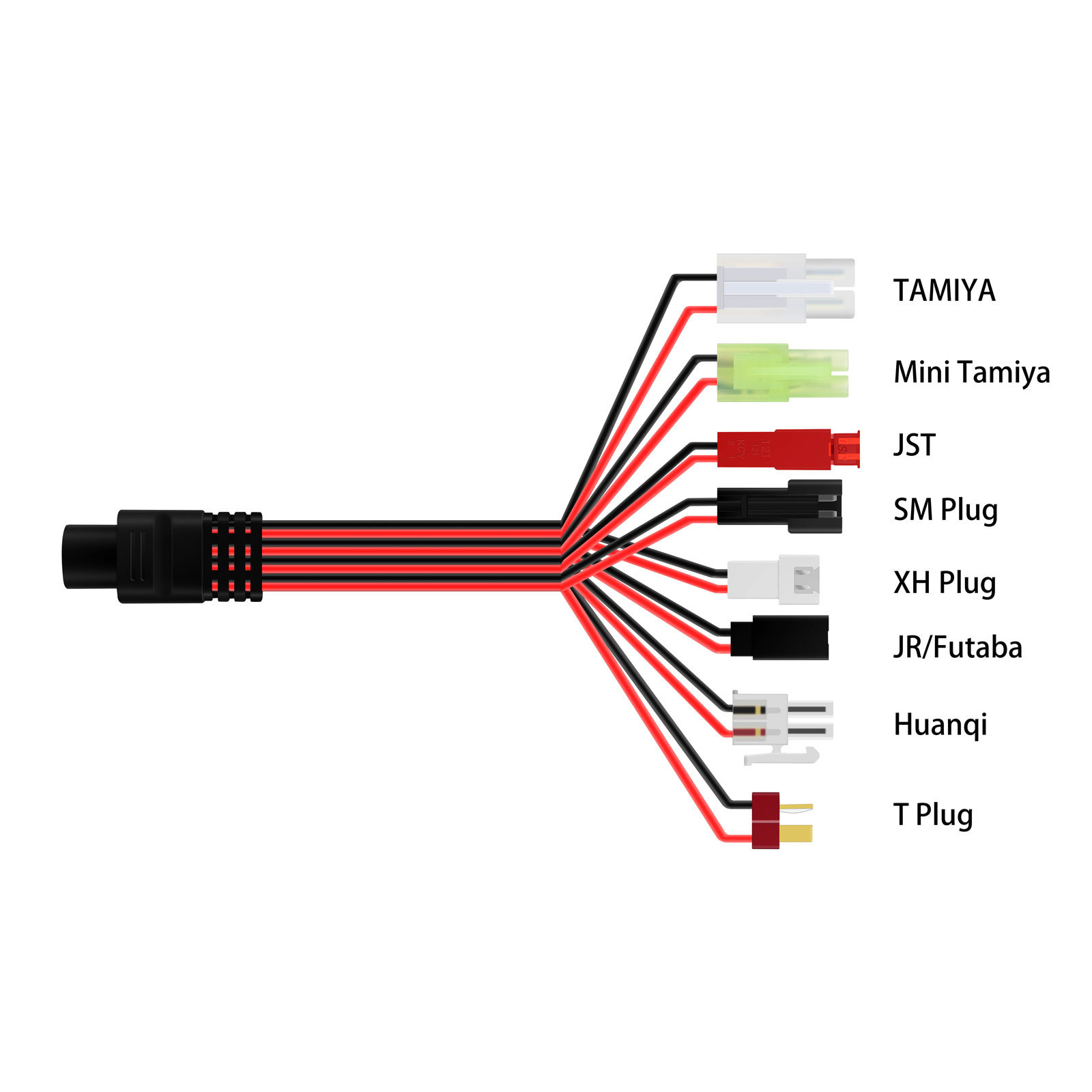 航模遥控船汽车镍氢电池组充电器sm jst tamiya mini t xh jr插头