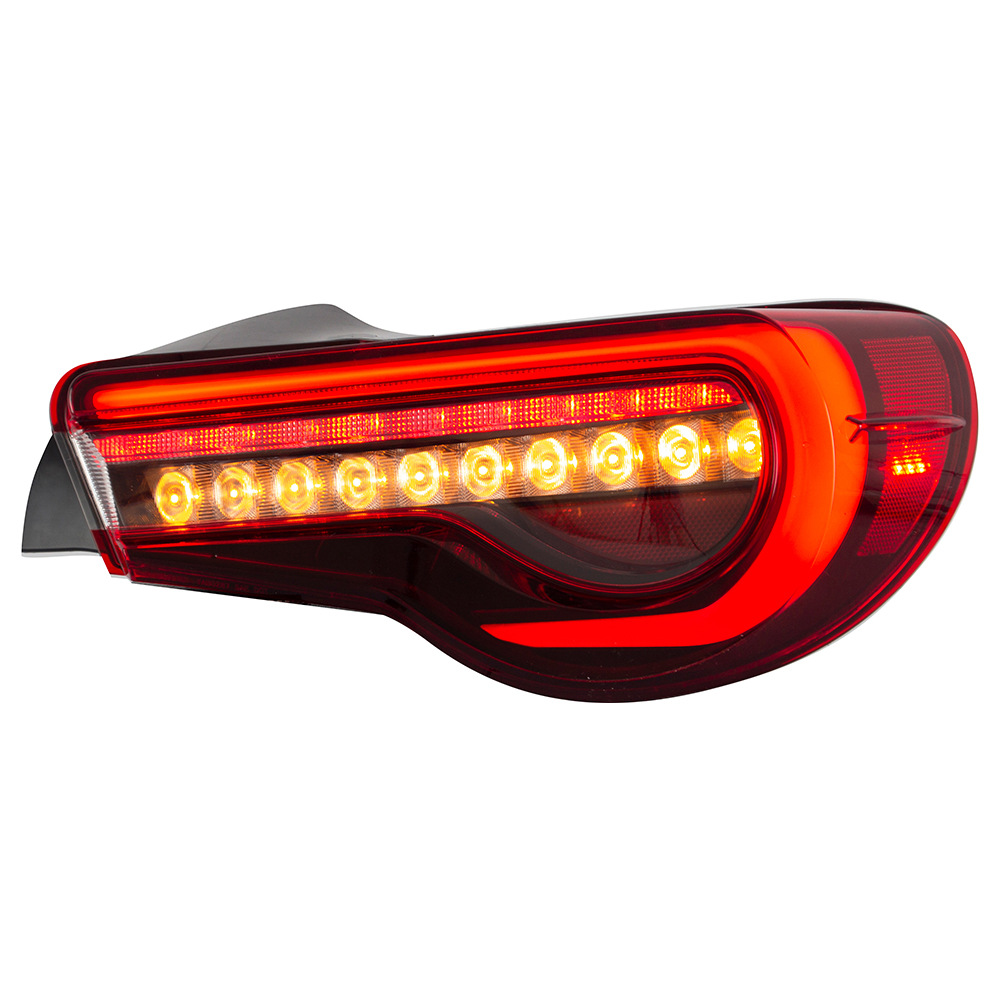 适用于丰田gt86尾灯总成斯巴鲁倒车灯led尾灯流光转向灯改装车灯